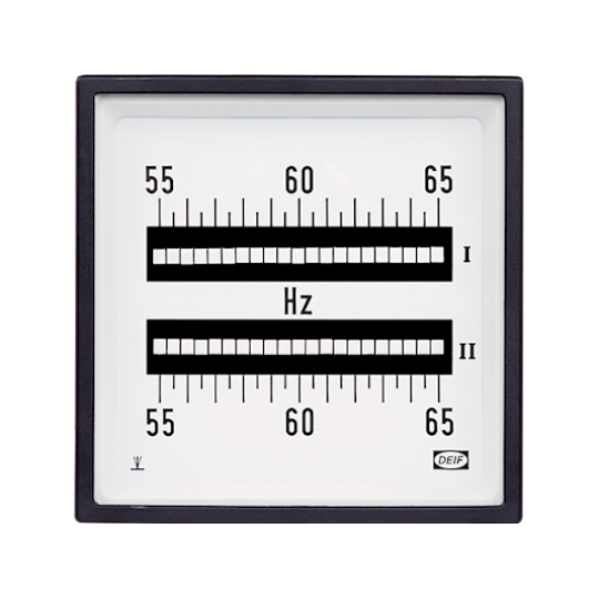 2FTQ96-x, Double reed frequency meter