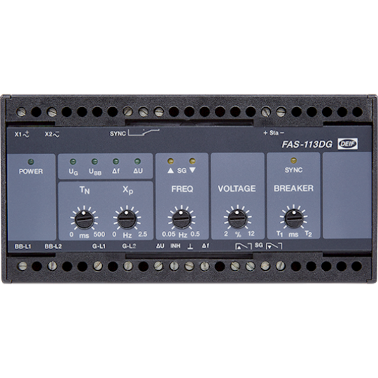 FAS-113DG, Sync. controller with frequency control