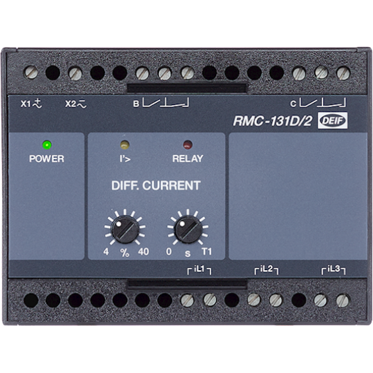 RMC-131D, Differential current relay, I> 